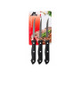 Couteau à steak 11,5 cm avec manche en PVC noir - lot de 3 | Couverts & coffrets couverts | 1 100 CFA , dakar, Sénégal