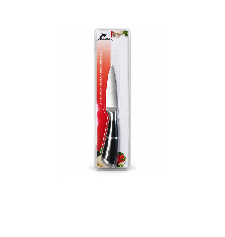 Couteau d’office 9,5 cm avec manche en inox noir | Ustensiles de cuisine | 2 200 CFA , dakar, Sénégal