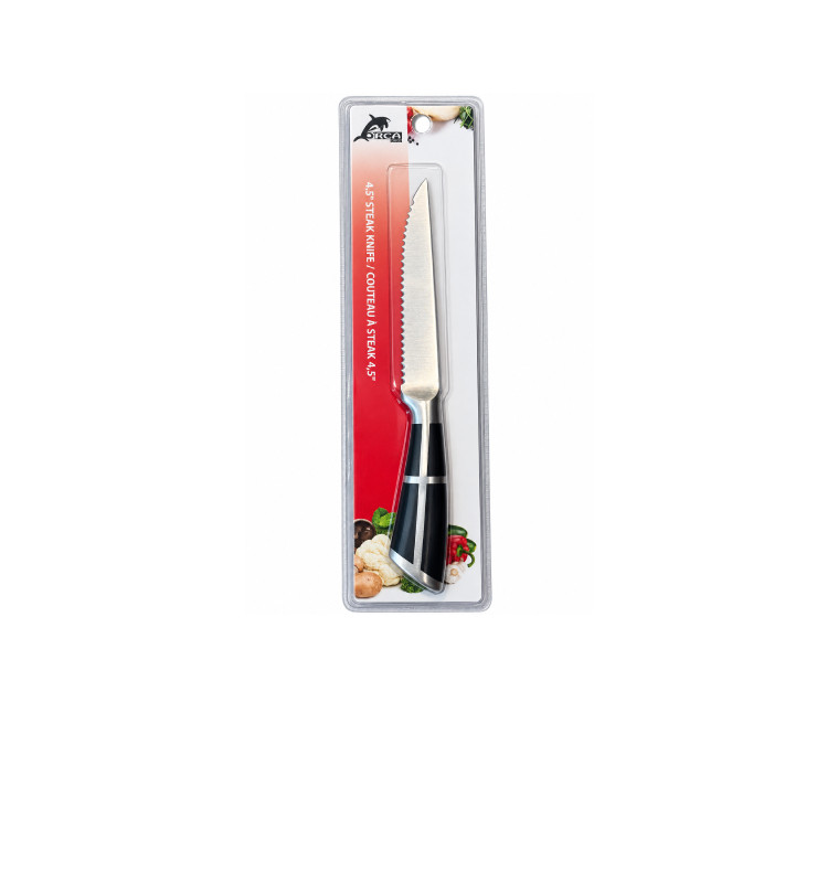Couteau à steak 11,5 cm avec manche en inox noir | Couverts & coffrets couverts | 2 200 CFA , dakar, Sénégal