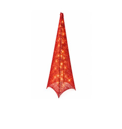 Pyramide lumineuse rouge, 120×20×20 cm |Luminaires de Noël |15 000 CFA ,Dakar, Sénégal