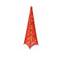 Pyramide lumineuse rouge, 120×20×20 cm |Luminaires de Noël |15 000 CFA ,Dakar, Sénégal