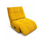 Fauteuil pivotant manuel en tissu jaune moutarde, 85 x 100 x 95 cm | 346 000 CFA | à Dakar