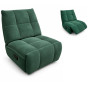 Fauteuil pivotant manuel en tissu vert émeraude, 85 x 100 x 95 cm | 346 000 CFA | à Dakar
