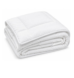 Couette blanche 240 x 260 cm, motifs carreaux | Linge de lit , Dakar, Sénégal
