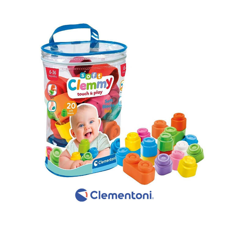 Sac souple 20 cubes Clemmy - De 6 à 36 mois | Jeux de construction | 11 800 CFA , dakar, Sénégal