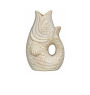 Vase déco poisson en céramique beige brillant, 20 x 14 x 30 cm | Vases déco , Dakar, Sénégal