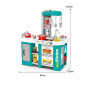 Cuisine équipée Home Chef lumineuse et sonore avec 53 accessoires - Dès 3 ans | Jeux d'imitation | 23 100 CFA , dakar, Sénégal