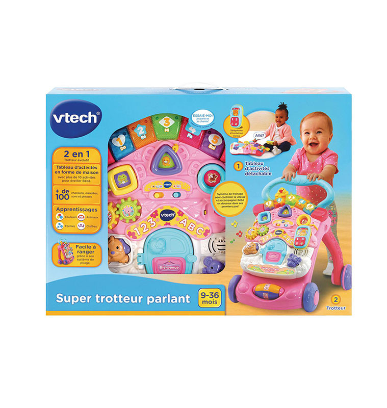 Super trotteur parlant 2 en 1 rose Vtech - De 9 à 36 mois | Activités & jeux d'éveil | 50 000 CFA , dakar, Sénégal