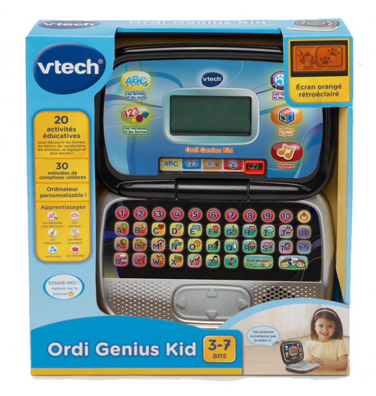 Ordi Genius Kid bleu Vtech - De 3 à 7 ans | Jeux éducatifs | 28 000 CFA , dakar, Sénégal