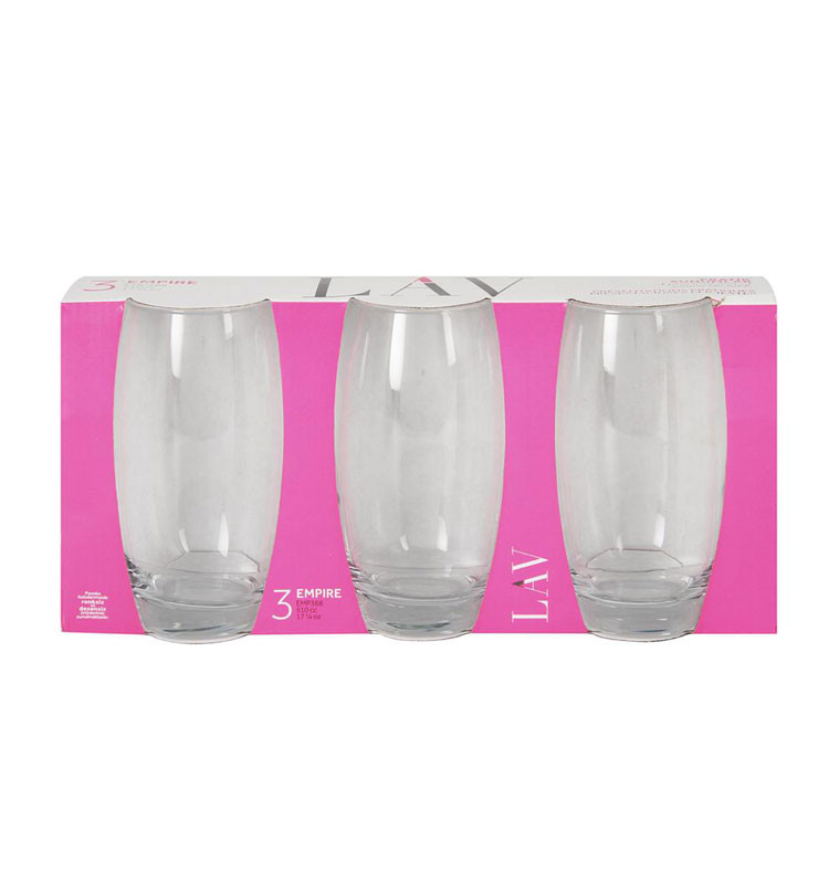 Verre haut Empire LAV - lot de 3 | Verres & carafes | 4 400 FCFA , dakar, Sénégal