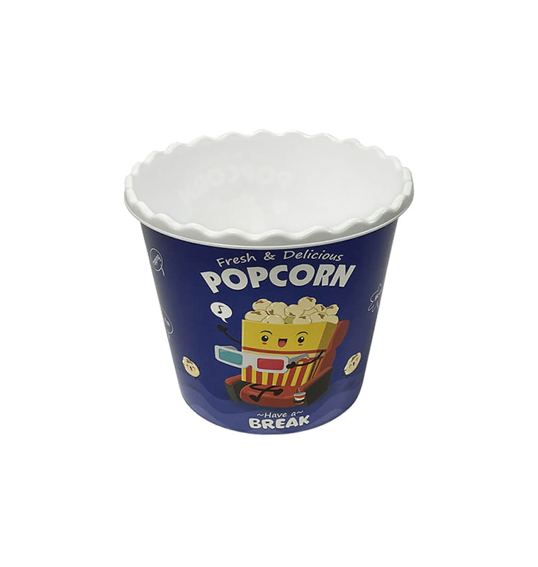 Pot A Popcorn Bleu En Plastique