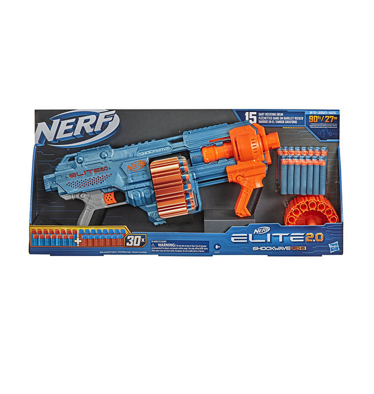 Pistolet Nerf Elite Dual Strike - Jeu de tir - Achat & prix