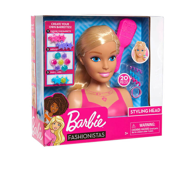 Tête à coiffer Barbie - 3 ans plus - Orca Sénégal