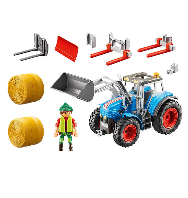 Playmobil Tracteur et fermier - 4 ans et plus