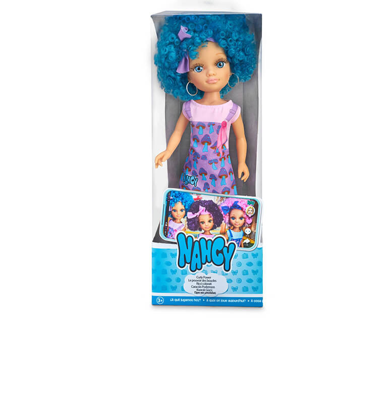 Poupee Nancy le pouvoir des boucles bleues 3 ans Orca Senegal