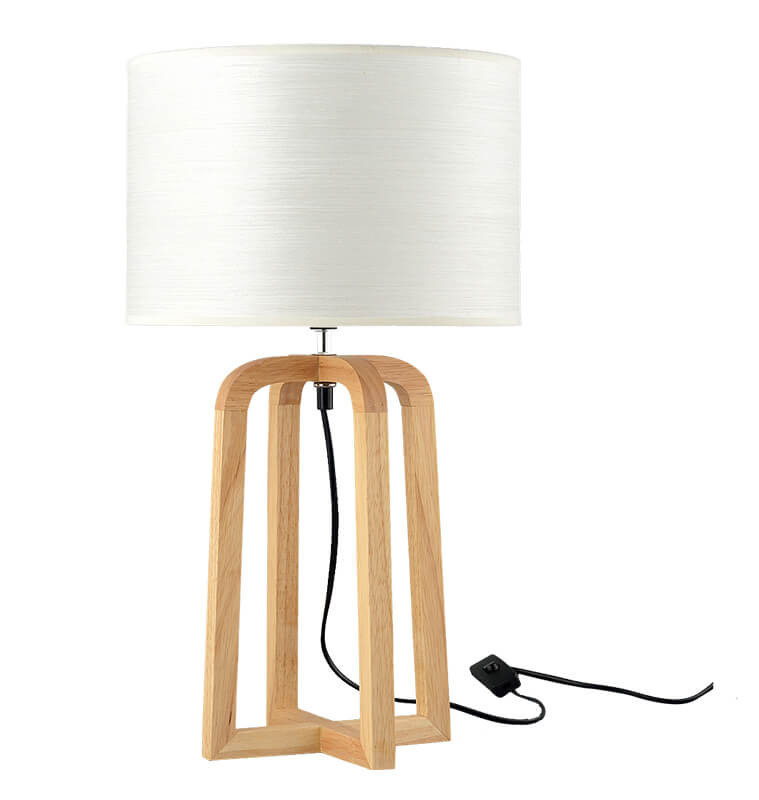Lampe de table bois