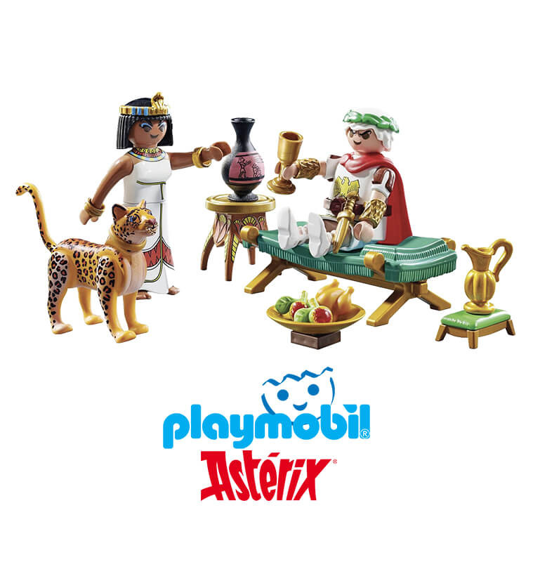 Playmobil Astérix : César & Cléopâtre - Dès 5 ans et plus -Orca