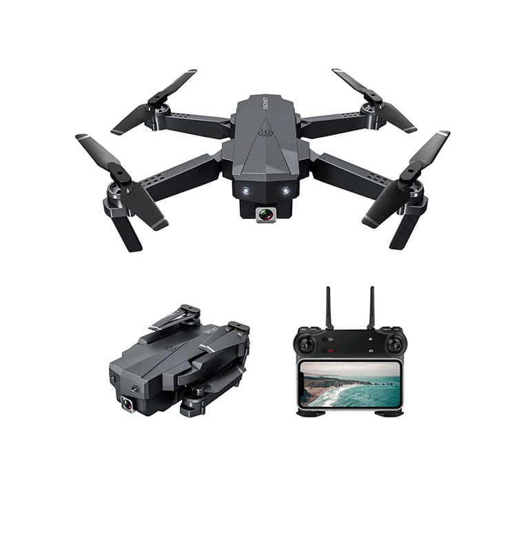 Drone télécommandé avec camera 4K flux optique. Dès 14 ans et plus