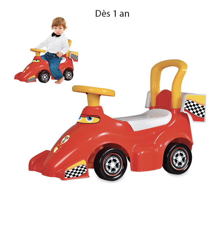 Trotteur voiture rouge top
