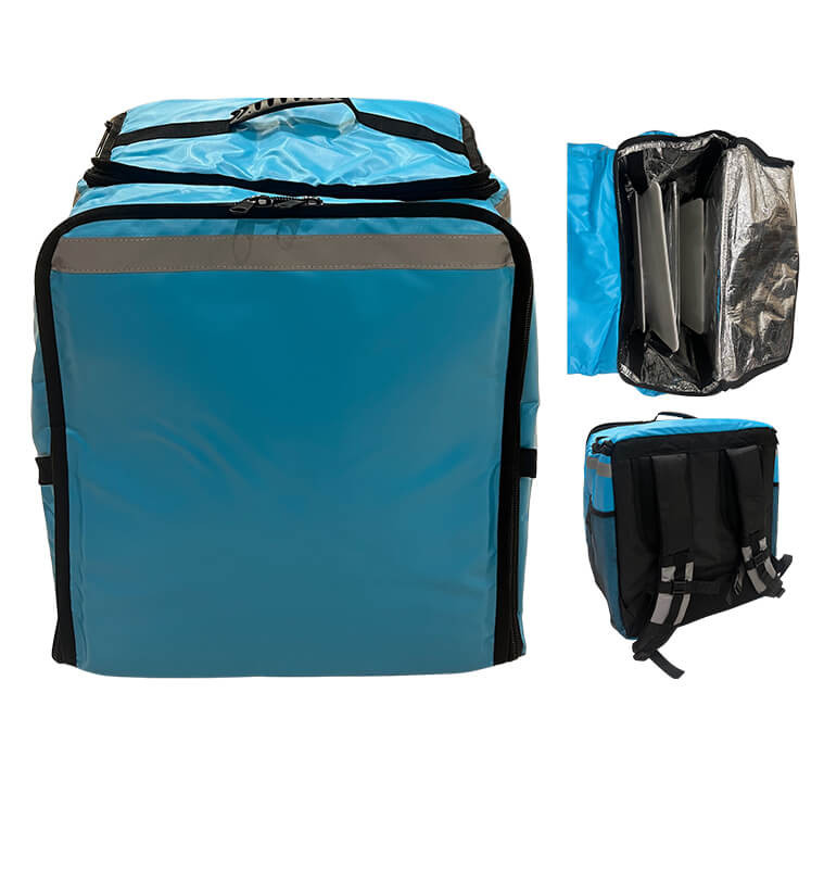 Sac à Dos Isotherme Livraison 35x25x40 Cm - Tissu Oxford Et Aluminium - Capacité Grande - Pour Coursiers, Pique-nique, école