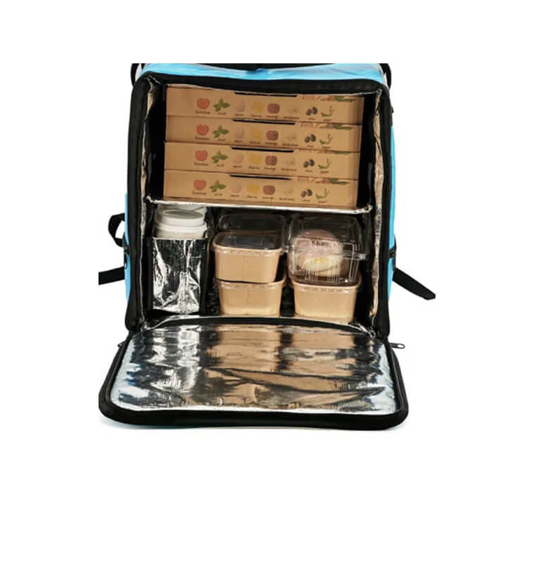 Sac De Courses Isotherme Blanc (45l) Avec Fermeture Zippée Et Message "fresh Good" - Frisca à Prix