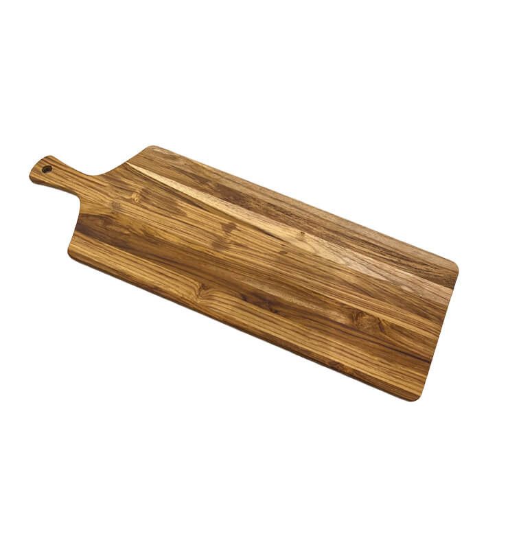 Planche à Découper En Acacia - 40 X 26 X 1,5 Cm - Bois Naturel Pour Cuisine