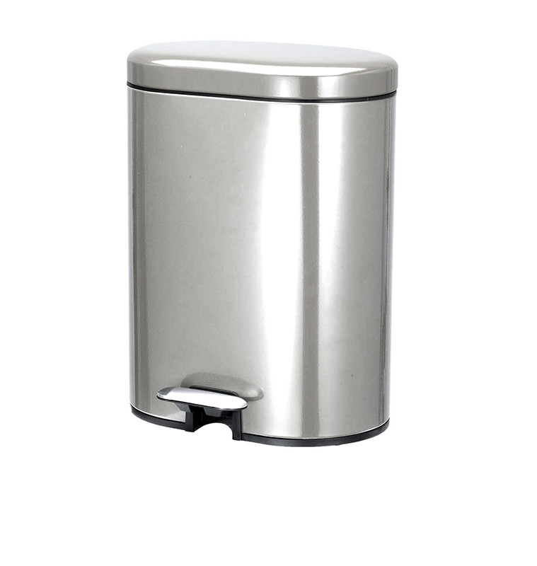 Poubelle à Pédale SONO - Fermeture Douce - 0.8 Gallons - Couleur Moonbeam - Salle De Bain