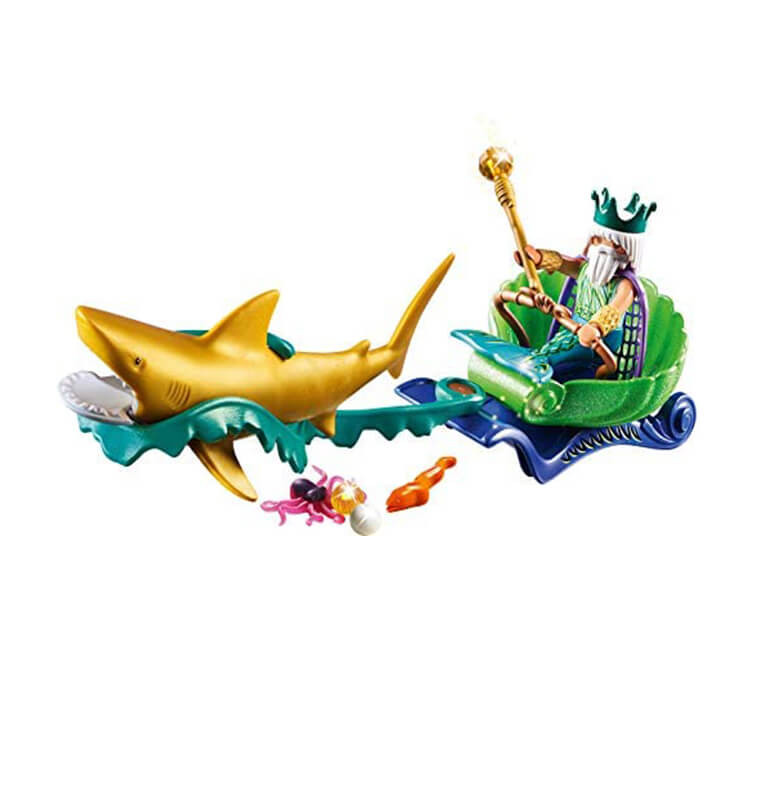 Playmobil Roi de mer avec calèche royal