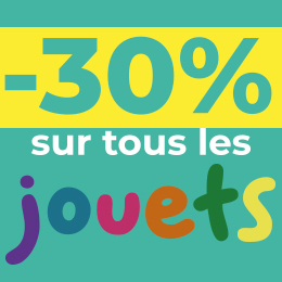 - 30% sur tous les jouets en magasins !